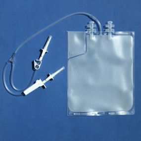 Контейнер полимерный для криоконсервирования и хранения крови и ее компонентов, вариант исполнения: "КРИОПАК" (с двумя полимерными иглами)