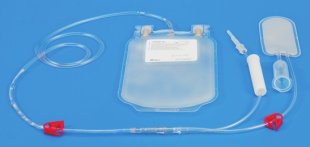 Контейнер полимерный для крови и ее компонентов с раствором гемоконсерванта одн. применения, стерильный "Гемасин" (500, с раствором "Фаглюцид"- вид 3)